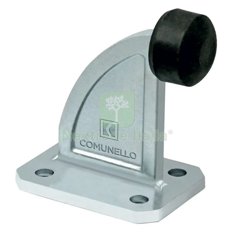 ARRESTO PER CANCELLI SCORREVOLI ART. 202 paracolpo à-£ 42 - base mm 74x100 — Accessori bagno — rif. FERX.3151950NLM