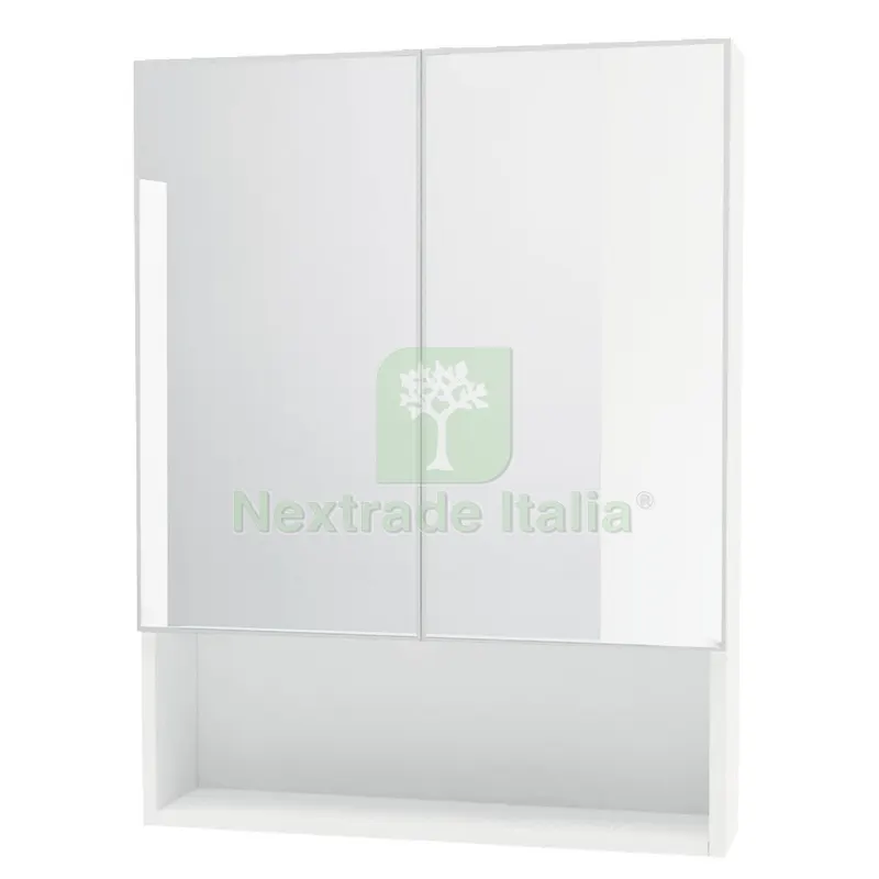 Specchiera da Bagno Doppia Anta '933' cm 62 x 15,5 x h.81 - bianca — Quadri e cornici — rif. FERX.2061338NLM Specchiera da Bagno Doppia Anta '933' cm 62 x 15,5 x h.81 - bianca — Quadri e cornici — rif. FERX.2061338NLM