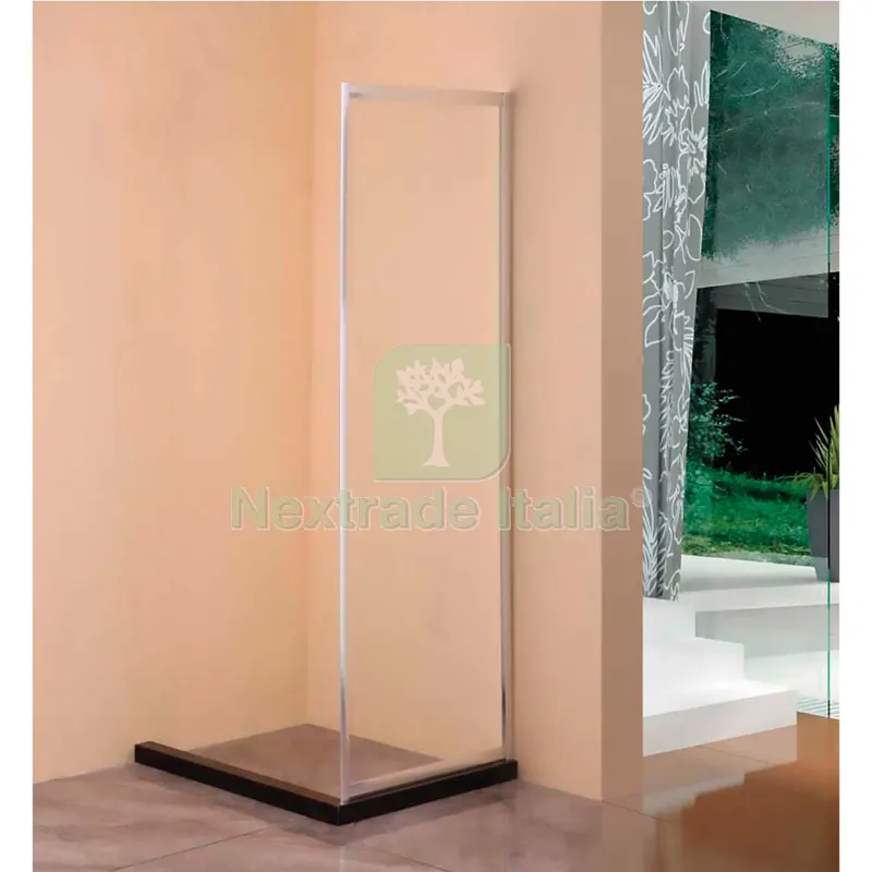 PANNELLO CRISTALLO FISSO PER BOX DOCCIA 'DIAMANTE' cm 80 x H 185 — Accessori bagno — rif. FERX.2070232NLM PANNELLO CRISTALLO FISSO PER BOX DOCCIA 'DIAMANTE' cm 80 x H 185 — Accessori bagno — rif. FERX.2070232NLM