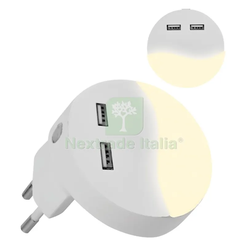 Luce Spia Notturna a LED SMD 0,4 watt - colore bianco — Illuminazione — rif. FERX.8072056NLM Luce Spia Notturna a LED SMD 0,4 watt - colore bianco — Illuminazione — rif. FERX.8072056NLM