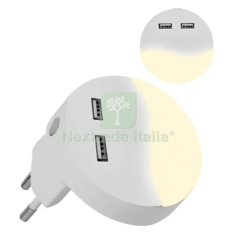 Luce Spia Notturna a LED SMD 0,4 watt - colore bianco — Illuminazione — rif. FERX.8072056NLM — foto 2 Luce Spia Notturna a LED SMD 0,4 watt - colore bianco — Illuminazione — rif. FERX.8072056NLM — foto 2