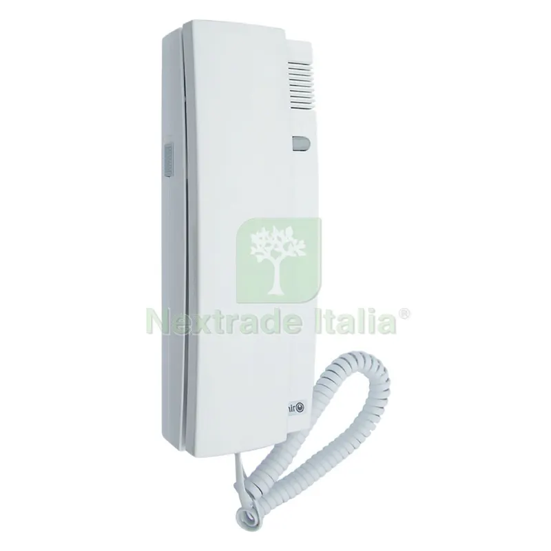 Citofono Universale Bianco Audio Bi-Direzionale, Apertura Elettrica e Design Compatto per Impianti Tradizionali — Elettronica e TV — rif. FERX.8120500NLM Citofono Universale Bianco Audio Bi-Direzionale, Apertura Elettrica e Design Compatto per Impianti Tradizionali — Elettronica e TV — rif. FERX.8120500NLM