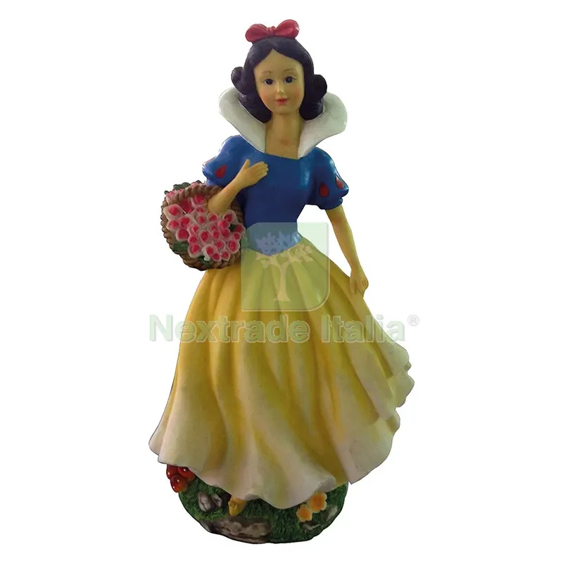 STATUETTA DA GIARDINO BIANCANEVE cm 24,5 x 17 x h.44 — Tempo libero outdoor — rif. FERX.6130628NLM STATUETTA DA GIARDINO BIANCANEVE cm 24,5 x 17 x h.44 — Tempo libero outdoor — rif. FERX.6130628NLM