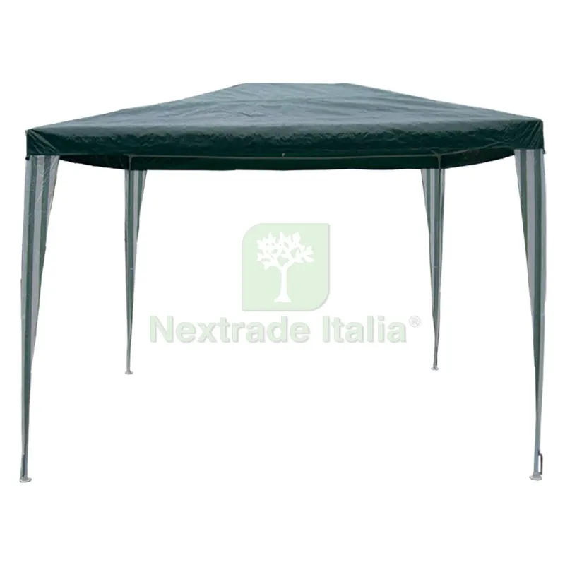 GAZEBO 'MACON' mt 3 x 3 - colore bianco — Gazebo e strutture giardino — rif. FERX.6227102NLM GAZEBO 'MACON' mt 3 x 3 - colore bianco — Gazebo e strutture giardino — rif. FERX.6227102NLM