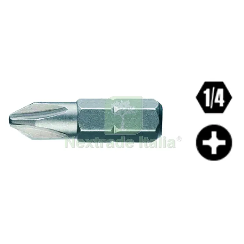 10PZ INSERTI PER AVVITATORI ART. 861 PH/C2 PH 2 mm 25 - cf. 10 pz — Punte, frese e dischi — rif. FERX.530920NLM