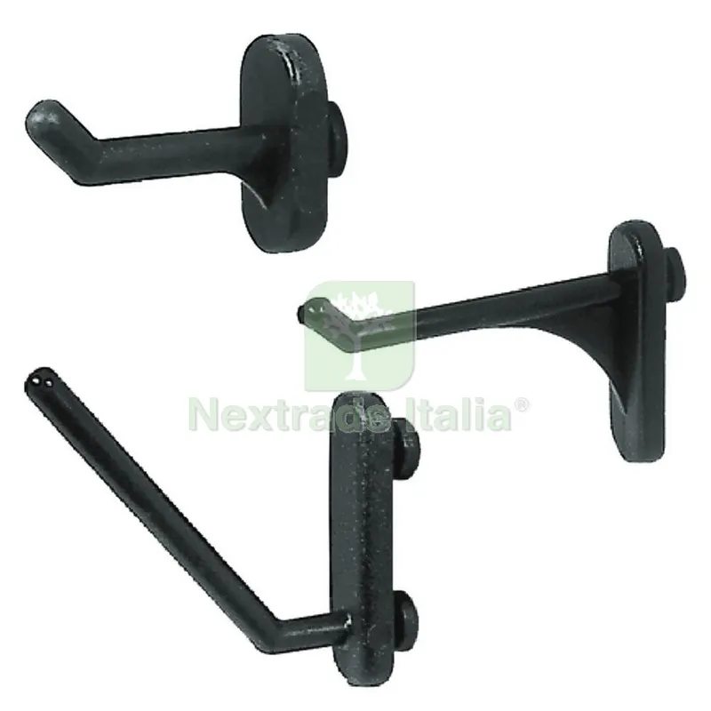 100PZ Gancio in Nylon per Pannelli Portautensili G1 — Casalinghi e organizzazione — rif. FERX.506230NLM — foto 2 100PZ Gancio in Nylon per Pannelli Portautensili G1 — Casalinghi e organizzazione — rif. FERX.506230NLM — foto 2