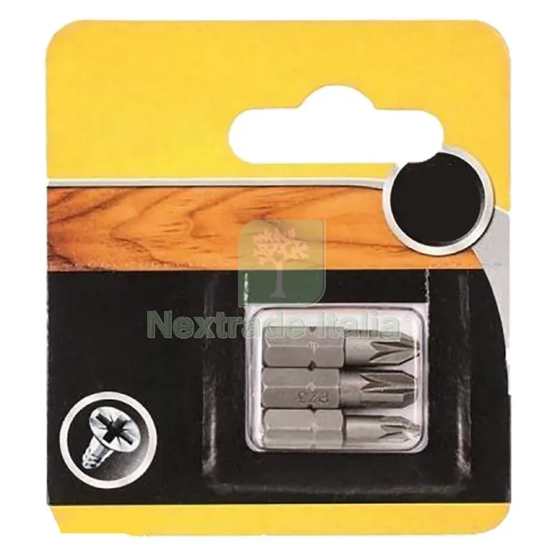 INSERTI PER AVVITATORI PZ (3 pz) PZ1-2-3 mm 48 — Punte, frese e dischi — rif. FERX.5069022NLM — foto 2 INSERTI PER AVVITATORI PZ (3 pz) PZ1-2-3 mm 48 — Punte, frese e dischi — rif. FERX.5069022NLM — foto 2