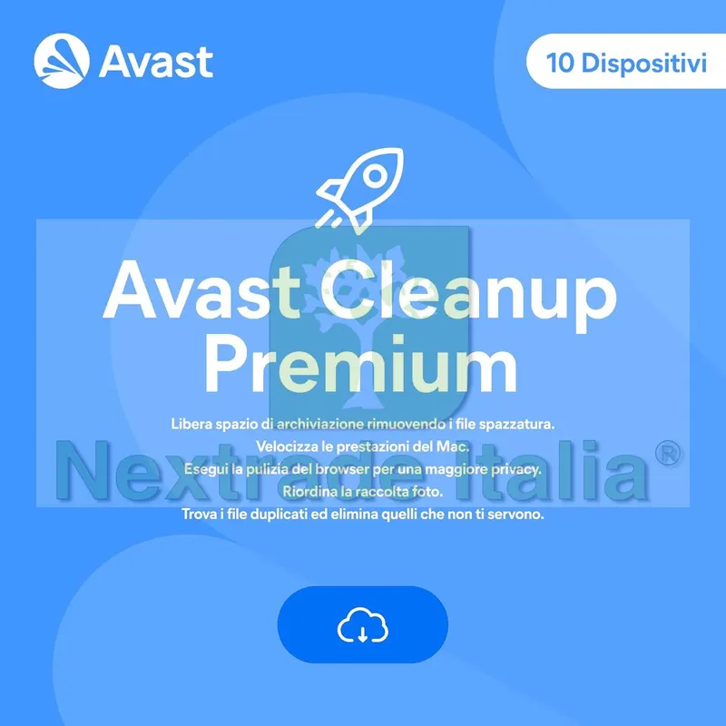 AVAST CLEANUP PREMIUM 1 ANNO - 10 PC - MAC - ANDROID - IOS — Software e licenze — rif. AVAup.10 AVAST CLEANUP PREMIUM 1 ANNO - 10 PC - MAC - ANDROID - IOS — Software e licenze — rif. AVAup.10