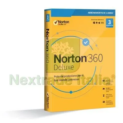 Norton 360 Deluxe 2019 PC / MAC / ANDROID / IOS 1 ANNO 1 PC — Software e licenze — rif. LOAN.1619 Norton 360 Deluxe 2019 PC / MAC / ANDROID / IOS 1 ANNO 1 PC — Software e licenze — rif. LOAN.1619