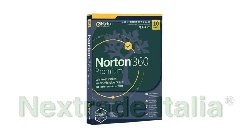 Norton 360 Premium 2024 - PC / MAC / ANDROID / IOS-1 ANNO- 10 PC — Software e licenze — rif. LOAN.172410d — foto 2 Norton 360 Premium 2024 - PC / MAC / ANDROID / IOS-1 ANNO- 10 PC — Software e licenze — rif. LOAN.172410d — foto 2
