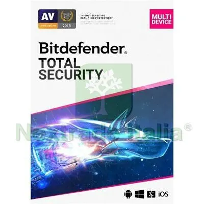 Bitdefender Total Security 2022 - PC / MAC — Software e licenze — rif. LOAN.8 Bitdefender Total Security 2022 - PC / MAC — Software e licenze — rif. LOAN.8