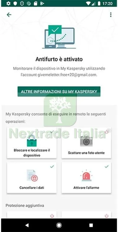 Kaspersky Internet Security for Android - 1 Dispositivo - 1 Anno EU VERSION — Software e licenze — rif. kasmob.1.a.eu — foto 5 Kaspersky Internet Security for Android - 1 Dispositivo - 1 Anno EU VERSION — Software e licenze — rif. kasmob.1.a.eu — foto 5