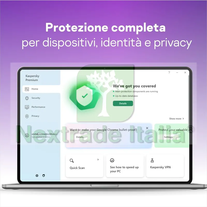 KASPERSKY PREMIUM 2025 PC / MAC / ANDROID/ IOS -2 ANNI- 3 DISPOSITIVI — Software e licenze — rif. kasp3.1.25.2y — foto 4 KASPERSKY PREMIUM 2025 PC / MAC / ANDROID/ IOS -2 ANNI- 3 DISPOSITIVI — Software e licenze — rif. kasp3.1.25.2y — foto 4