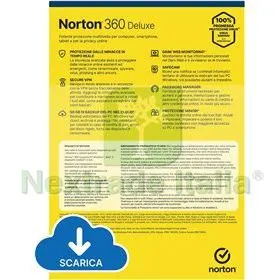 Norton 360 deluxe 2024 - PC / MAC / ANDROID / IOS-1 ANNO- 5 DISPOSITIVI — Software e licenze — rif. n360d.5 — foto 2 Norton 360 deluxe 2024 - PC / MAC / ANDROID / IOS-1 ANNO- 5 DISPOSITIVI — Software e licenze — rif. n360d.5 — foto 2