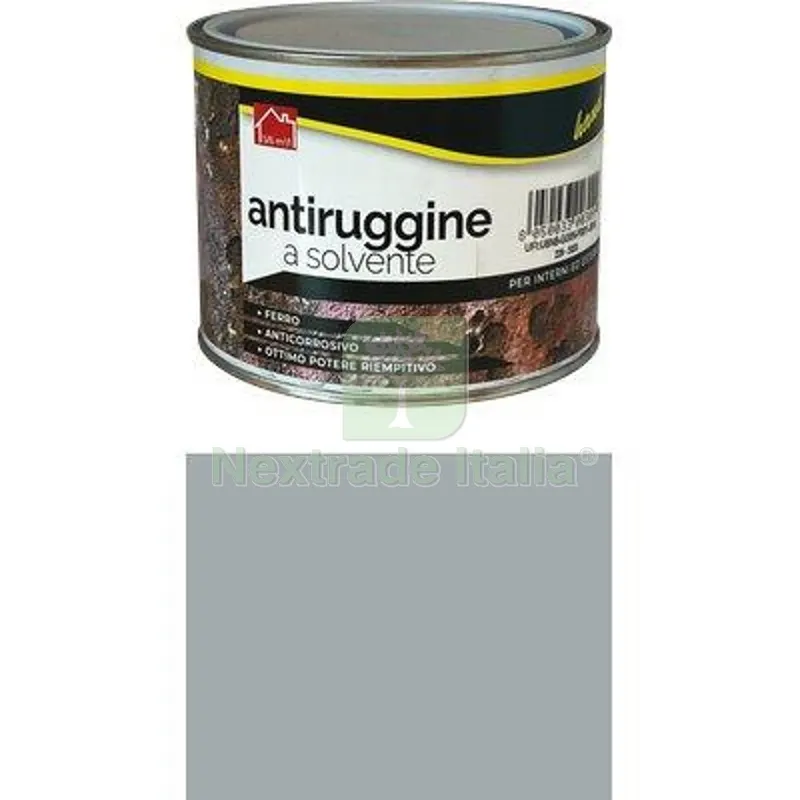 6PZ ANTIRUGGINE A SOLVENTE WORKIT GRIGIO ML 500 Colore Grigio — Vernici e smalti — rif. FERX.VIR1100030 6PZ ANTIRUGGINE A SOLVENTE WORKIT GRIGIO ML 500 Colore Grigio — Vernici e smalti — rif. FERX.VIR1100030