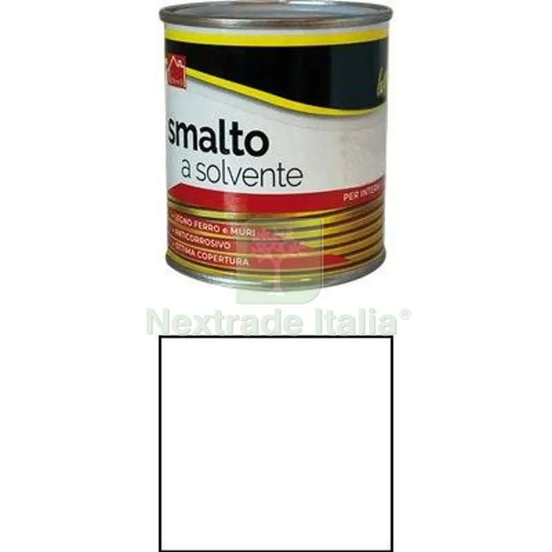 2PZ SMALTO A SOLVENTE WORKIT BIANCO OPACO RAL 9010 LT 2,5 ML 2500 — Diluenti e solventi — rif. FERX.VIR1100213