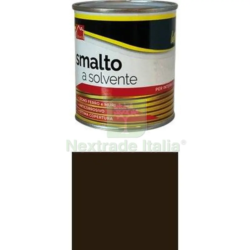 6PZ Smalto a Solvente Workit Marrone Cioccolata RAL 8017 ML 750 Colore Marrone Cioccolato — Diluenti e solventi — rif. FERX.VIR1100070