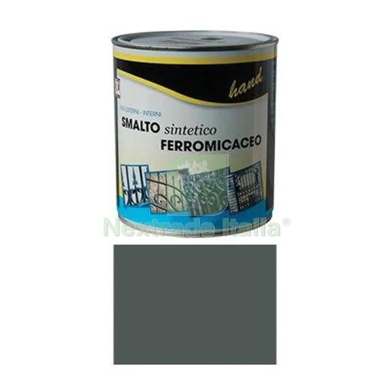 6PZ SMALTO FERROMICACEO A SOLVENTE WORKIT GRIGIO MEDIO ML 750 — Diluenti e solventi — rif. FERX.VIR1100079 6PZ SMALTO FERROMICACEO A SOLVENTE WORKIT GRIGIO MEDIO ML 750 — Diluenti e solventi — rif. FERX.VIR1100079