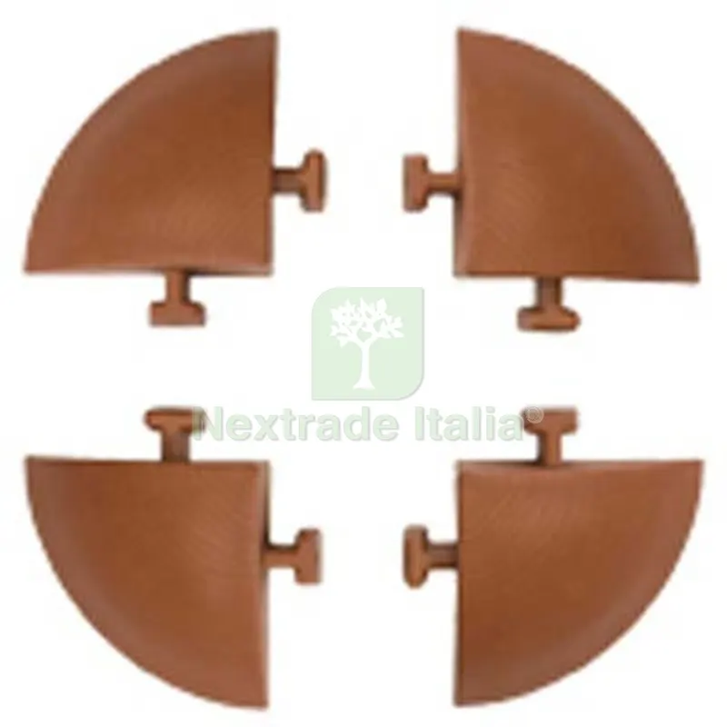ANGOLARE X PIASTRELLA AUTOBLOCCANTE PP COTTO CM 5X5 H.CM 2,5 CF=PZ 4 — Tubi e raccordi — rif. FERX.VIR1100104