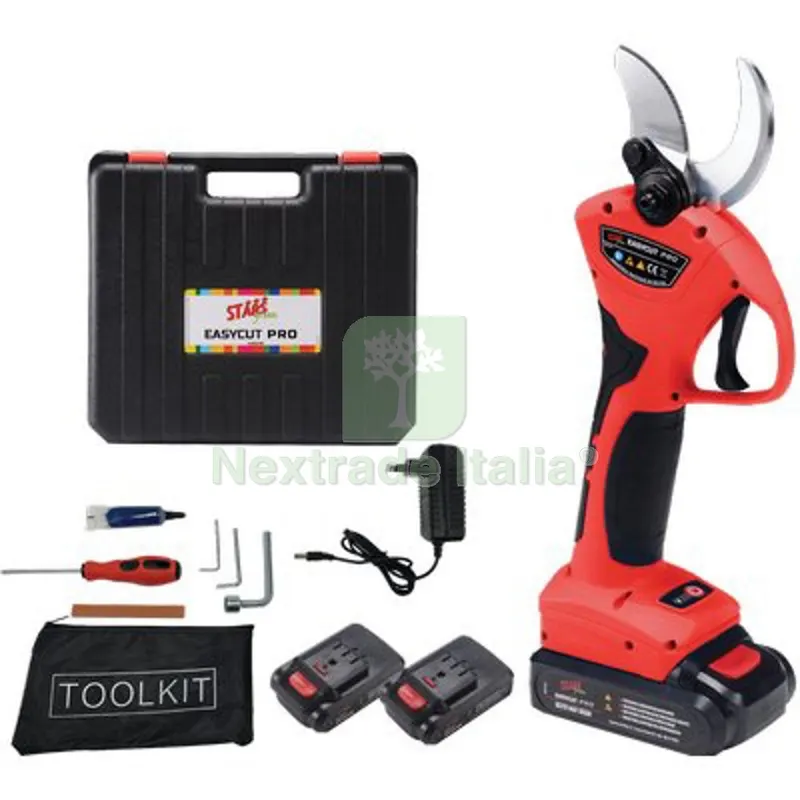 FORBICE BATTERIA EASYCUT PRO STARS VOLT 21X2 AH 2,0 MM 30/40 + VALIGIA — Punte, frese e dischi — rif. FERX.VIR1100290 FORBICE BATTERIA EASYCUT PRO STARS VOLT 21X2 AH 2,0 MM 30/40 + VALIGIA — Punte, frese e dischi — rif. FERX.VIR1100290