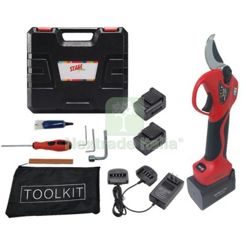 FORBICE BATTERIA EASYCUT REX STARS VOLT 16,8 AH 4,0+2,0 MM 25/32 + VALIGIA — Punte, frese e dischi — rif. FERX.VIR1100310 FORBICE BATTERIA EASYCUT REX STARS VOLT 16,8 AH 4,0+2,0 MM 25/32 + VALIGIA — Punte, frese e dischi — rif. FERX.VIR1100310