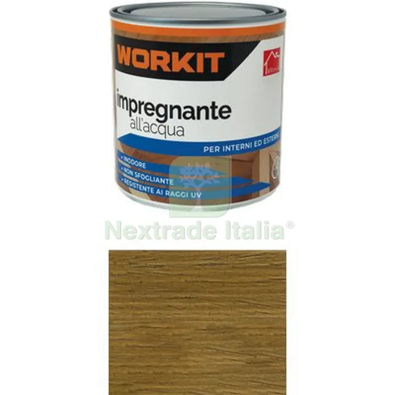 6PZ Impregnante Acqua Workit Noce Scuro ML 750 — Vernici e smalti — rif. FERX.VIR1100414