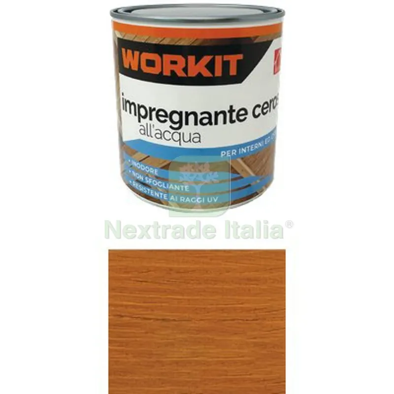 6PZ IMPREGNANTE CEROSO ACQUA WORKIT CILIEGIO ML 750 Colore Ciliegio — Vernici e smalti — rif. FERX.VIR1100436 6PZ IMPREGNANTE CEROSO ACQUA WORKIT CILIEGIO ML 750 Colore Ciliegio — Vernici e smalti — rif. FERX.VIR1100436