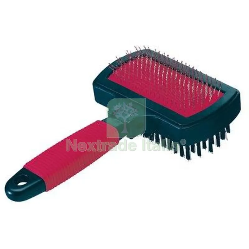 3PZ SPAZZOLA CARDATORE X CANI E GATTI M.PLASTICA ANTISCIVOLO — Gatti — rif. FERX.VIR1131803