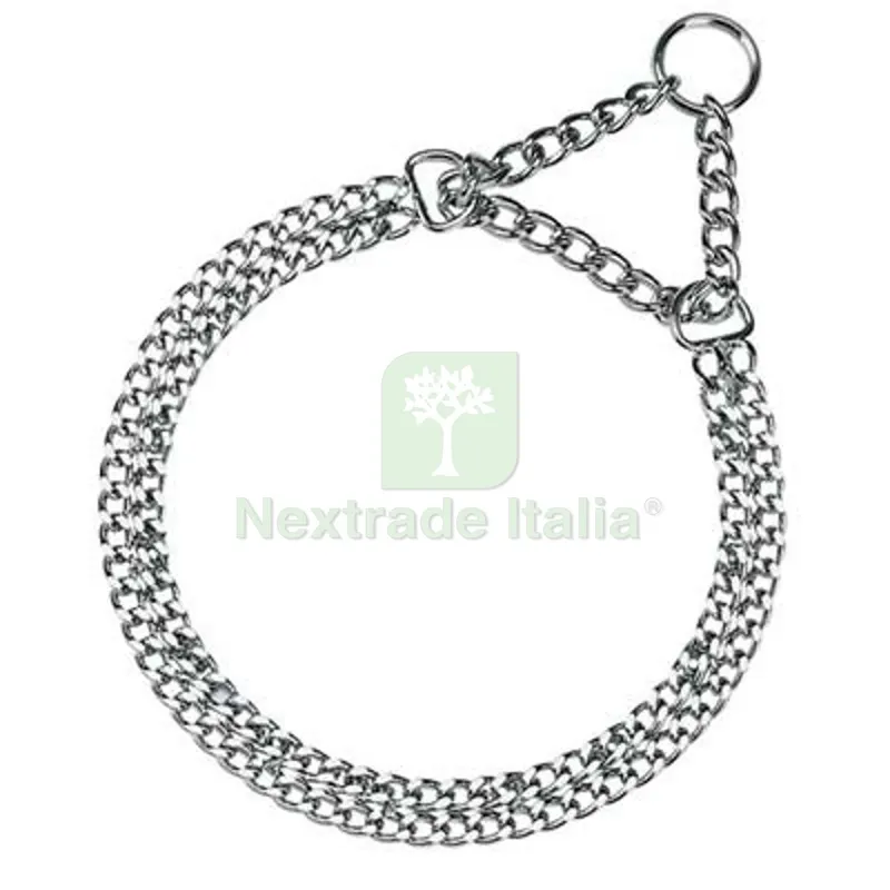 3PZ COLLARE A MEZZO STRANGOLO ACCIAIO NICHELATO CM 45 — Fascette e collari — rif. FERX.VIR1132545 3PZ COLLARE A MEZZO STRANGOLO ACCIAIO NICHELATO CM 45 — Fascette e collari — rif. FERX.VIR1132545