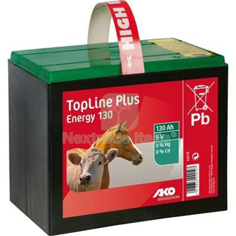 Batteria Elettrorecinzione TOP Line AKO Kerbel Volt 9 AH 130 a Secco — Reti e recinzioni — rif. FERX.VIR1140013 Batteria Elettrorecinzione TOP Line AKO Kerbel Volt 9 AH 130 a Secco — Reti e recinzioni — rif. FERX.VIR1140013