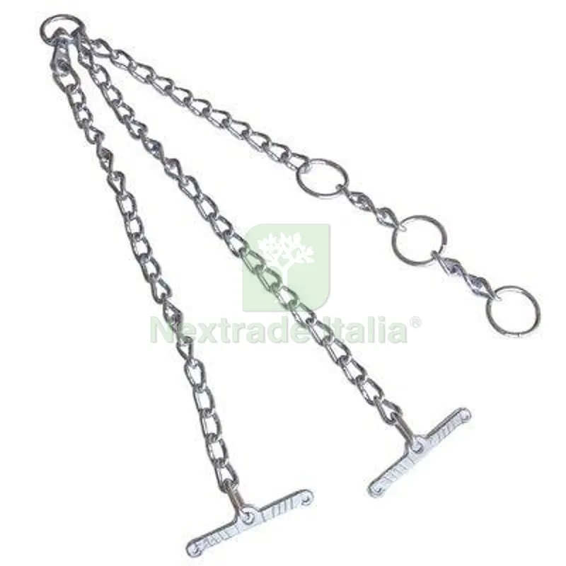 Legame Prussiano 3 Capi Acciaio Zincato N° 25 MM 7 CF=PZ 6 — Attrezzi da giardino — rif. FERX.VIR1144026 Legame Prussiano 3 Capi Acciaio Zincato N° 25 MM 7 CF=PZ 6 — Attrezzi da giardino — rif. FERX.VIR1144026