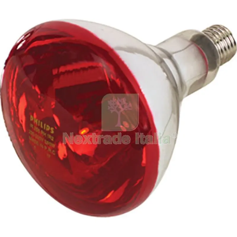 Lampada Riflettore Pulcini Infrarossi Volt 230 Watt 150 E27 MM 125 e 27 W 150 — Illuminazione — rif. FERX.VIR1151033 Lampada Riflettore Pulcini Infrarossi Volt 230 Watt 150 E27 MM 125 e 27 W 150 — Illuminazione — rif. FERX.VIR1151033