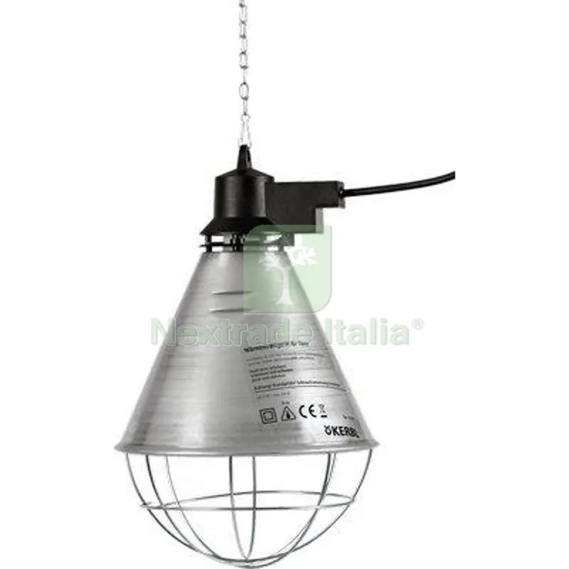 2PZ Riflettore Pulcini Kerbl Volt 230 Max Watt 175 E27 MT 2,5 Diametro CM 21 e 27 W 175 — Attrezzi da giardino — rif. FERX.VIR1151046 2PZ Riflettore Pulcini Kerbl Volt 230 Max Watt 175 E27 MT 2,5 Diametro CM 21 e 27 W 175 — Attrezzi da giardino — rif. FERX.VIR1151046