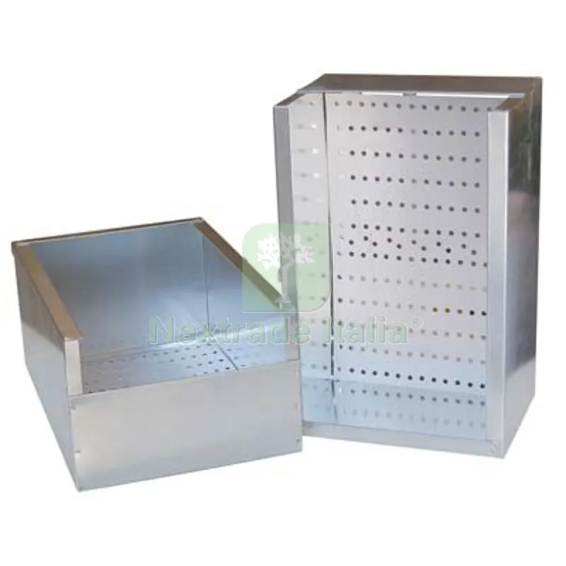 Nido Interno x Gabbia Conigli Acciaio Zinc CM 40X24 H.CM 14 CM 40x24x14 — Attrezzi da giardino — rif. FERX.VIR1157130