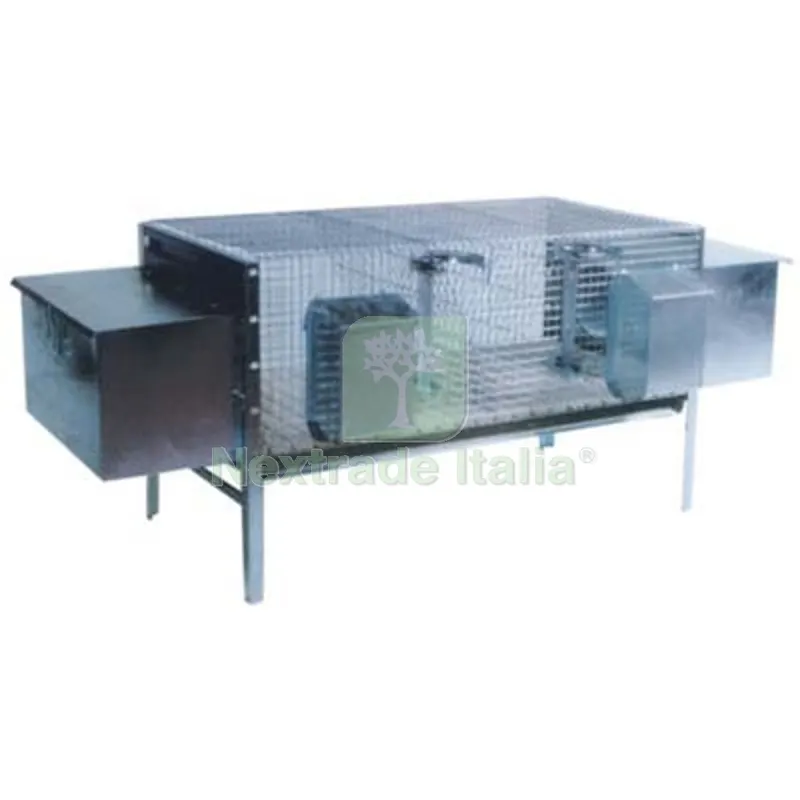 GABBIA CONIGLI ACCESSORIATA OMZ ACCIAIO ZINC CM 160X50 H.CM 60 — Tubi e raccordi — rif. FERX.VIR1158128