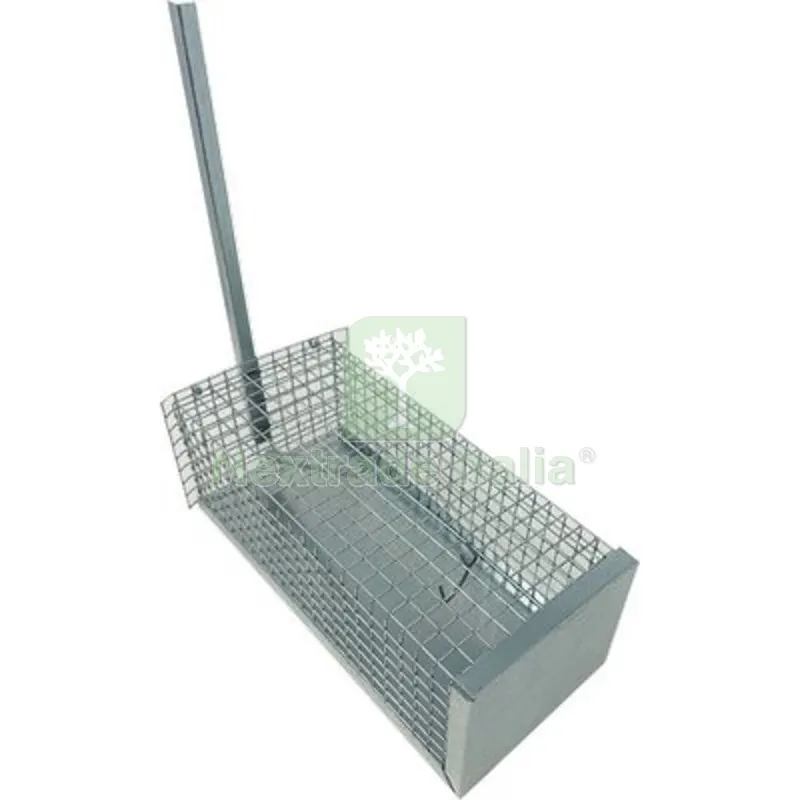 2PZ Trappola Topi a Galleria Acciaio Zinc CM 13X31 H.CM 11 CM 13x31x11 — Attrezzi da giardino — rif. FERX.VIR1166410