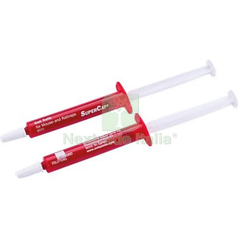 5CF Esca Trappola Topi Supercat Swissinno Siringa CF=PZ 2XGR 3 — Attrezzi da giardino — rif. FERX.VIR1166517 5CF Esca Trappola Topi Supercat Swissinno Siringa CF=PZ 2XGR 3 — Attrezzi da giardino — rif. FERX.VIR1166517