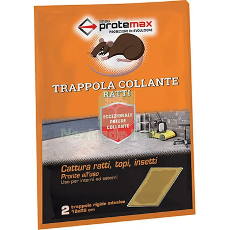 12CF Trappola Topi Adesiva Protemax CM 30X20 CF=PZ 2 — Attrezzi da giardino — rif. FERX.VIR1166601