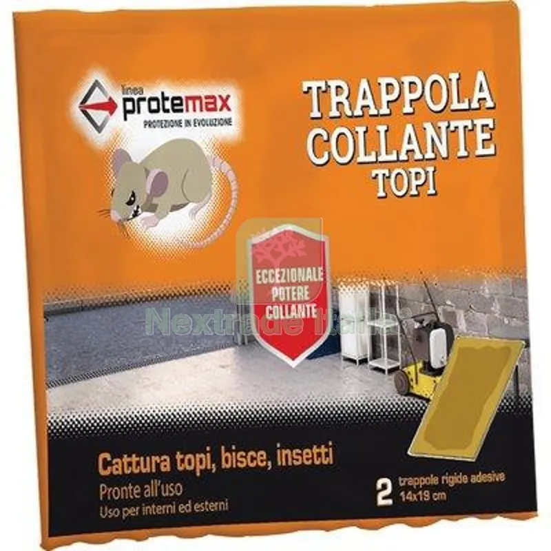 24CF Trappola Topi Adesiva Protemax CM 20X15 CF=PZ 2 — Attrezzi da giardino — rif. FERX.VIR1166603