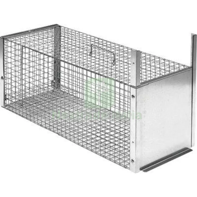 Trappola Predatori a Galleria Novital Acciaio Zinc CM 82,5X32 H.CM 34 CM 82,5x32x34 — Attrezzi da giardino — rif. FERX.VIR1166921