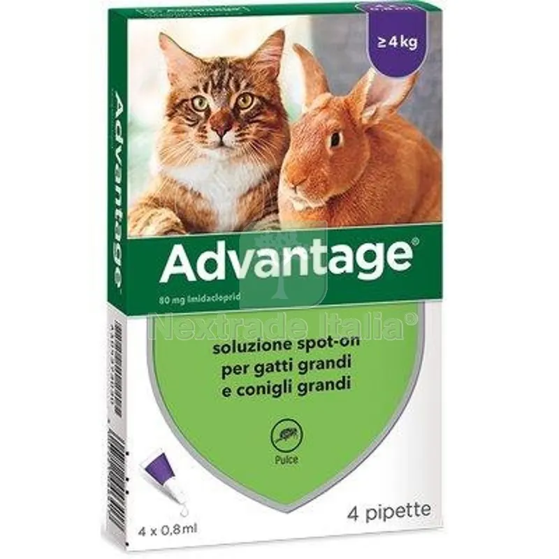 ANTIPARASSITARIO ADVANTAGE GATTI ELANCO KG 4+ CF=PZ 4 — Protezione piante e sementi — rif. FERX.VIR1191208 ANTIPARASSITARIO ADVANTAGE GATTI ELANCO KG 4+ CF=PZ 4 — Protezione piante e sementi — rif. FERX.VIR1191208