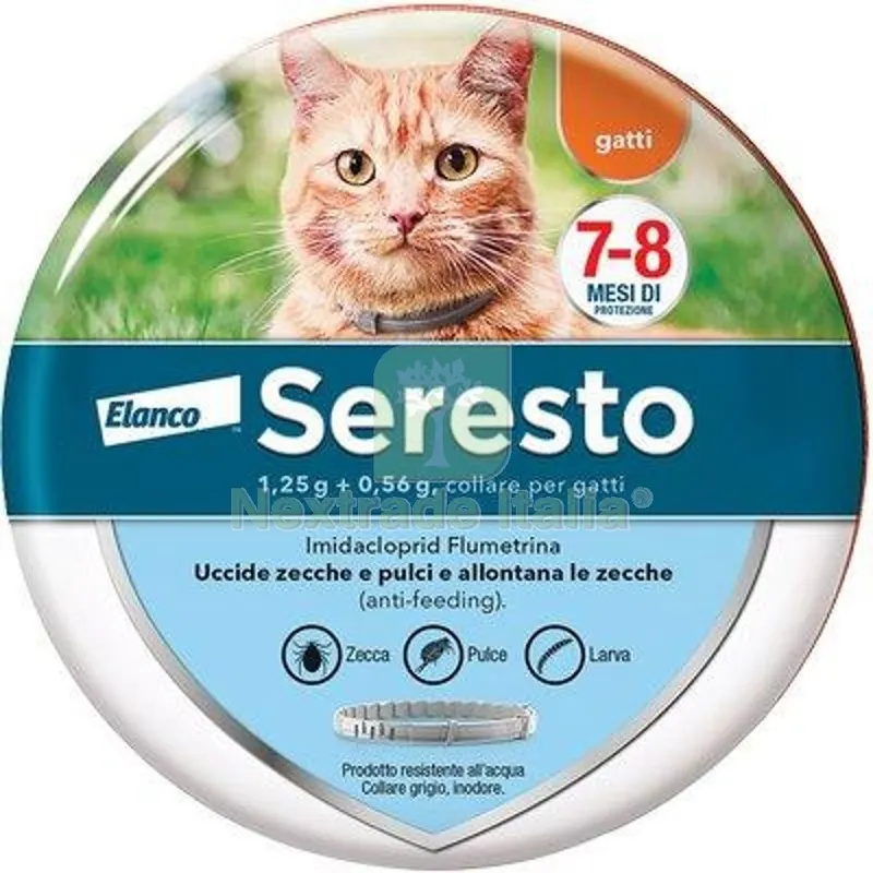 ANTIPARASSITARIO SERESTO GATTI ELANCO CM 38 — Protezione piante e sementi — rif. FERX.VIR1191246 ANTIPARASSITARIO SERESTO GATTI ELANCO CM 38 — Protezione piante e sementi — rif. FERX.VIR1191246