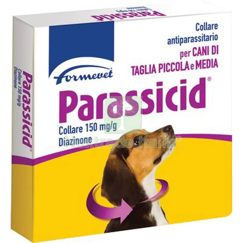 2PZ Collare Parassicid Cani Formevet KG 5/20 CM 60 — Fascette e collari — rif. FERX.VIR1191271