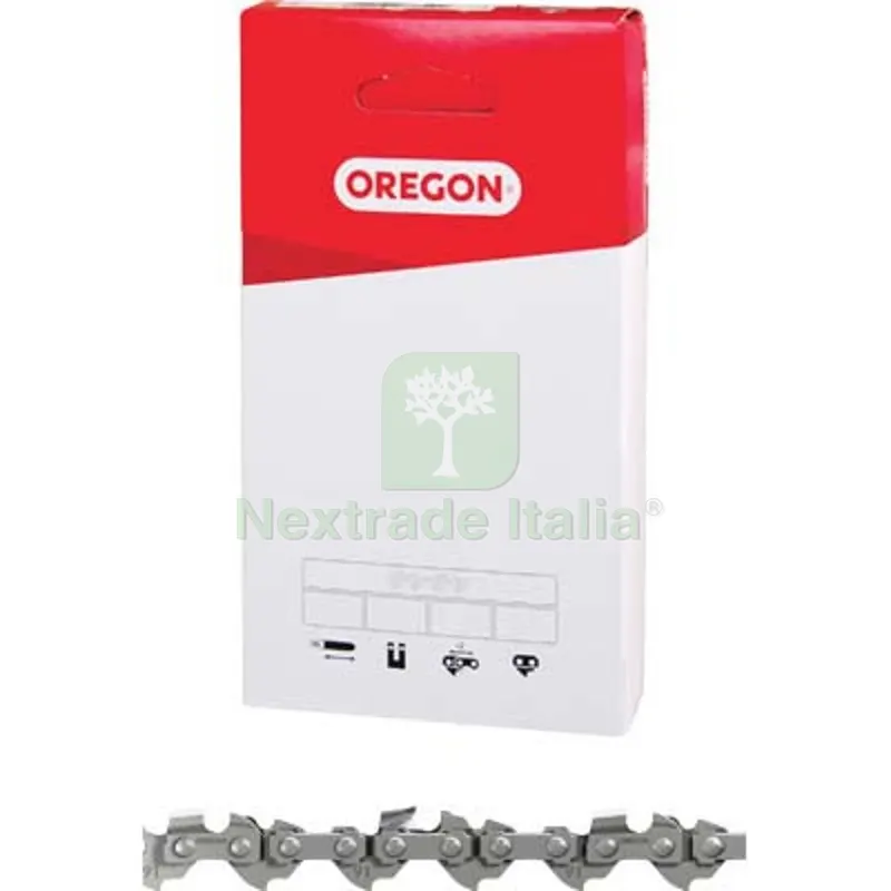 Catena x Motosega 3/8R Oregon 50X1,3 91P050E Dente 91P M 50 S MM 1,3 — Ricambi e accessori macchine da giardino — rif. FERX.VIR1221105 Catena x Motosega 3/8R Oregon 50X1,3 91P050E Dente 91P M 50 S MM 1,3 — Ricambi e accessori macchine da giardino — rif. FERX.VIR1221105