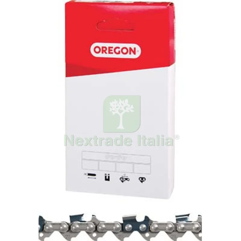 Catena x Motosega .325 Oregon 66X1,3 20BPX-066E Dente 20PBX M 66 S MM 1,3 — Ricambi e accessori macchine da giardino — rif. FERX.VIR1221123