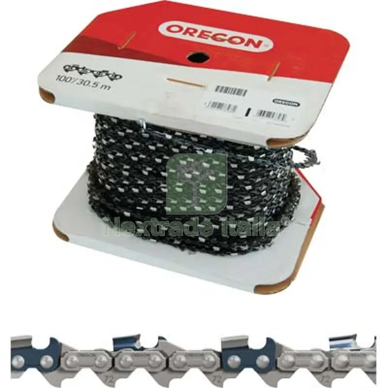 Catena x Motosega Rotolo 3/8 Oregon 1640X1,3 MT 30,5 72DPX100R Dente 72DPX M 1.640 S MM 1,3 — Ricambi e accessori macchine da giardino — rif. FERX.VIR1221131
