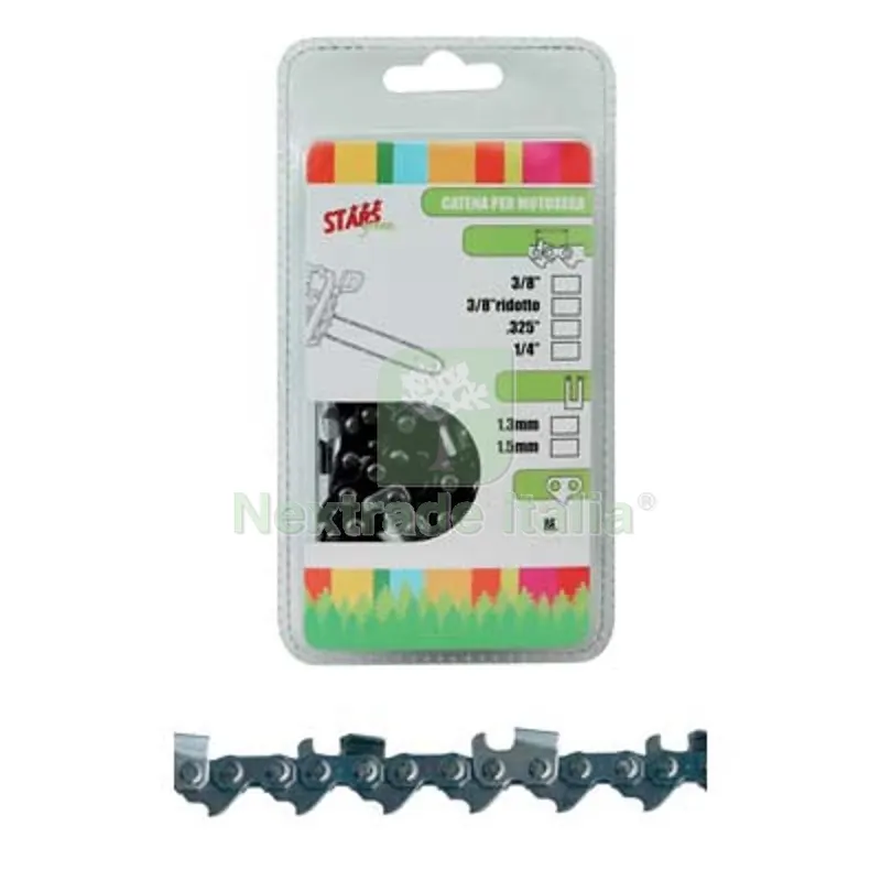 CATENA X MOTOSEGA 3/8 STARS 69X1,3 72DP69E — Ricambi e accessori macchine da giardino — rif. FERX.VIR1221450