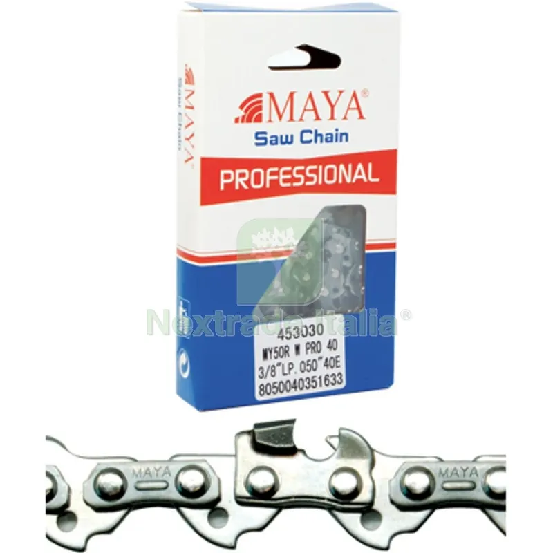 Catena x Motosega Widia Pro 3/8R Maya 40X1,3 MY50RWPRO Dente 91VX M 40 S MM 1,3 — Ricambi e accessori macchine da giardino — rif. FERX.VIR1221601