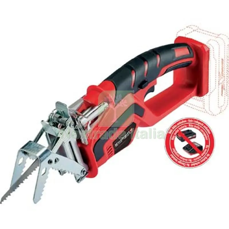 ELETTROSEGA BATTERIA GE-GS 18 LI EINHELL VOLT 18 X-CHANGE MM 70 SOLO CORPO MACCHINA CM 10 — Elettroseghe e motoseghe — rif. FERX.VIR1223266