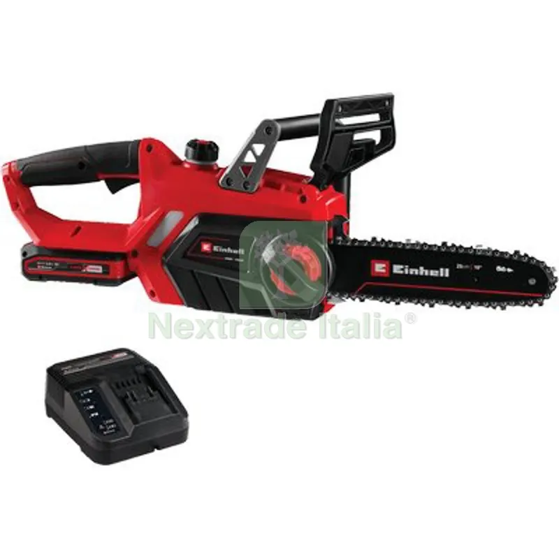 ELETTROSEGA BATTERIA GE-LC18 LI EINHELL VOLT 18 AH 3,0 X-CHANGE CM 23 40X1,3X3/8R — Elettroseghe e motoseghe — rif. FERX.VIR1223299
